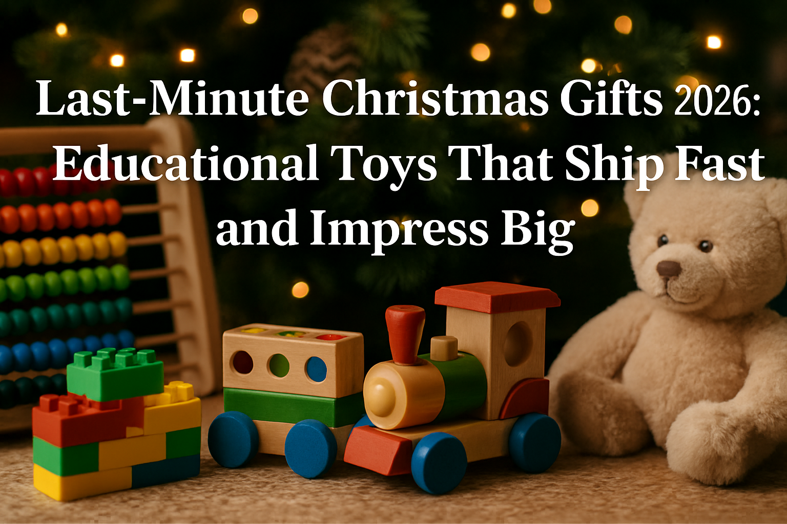 Last-Minute Christmas Gifts 2026: Educational Toys That Ship Fast and Impress Big