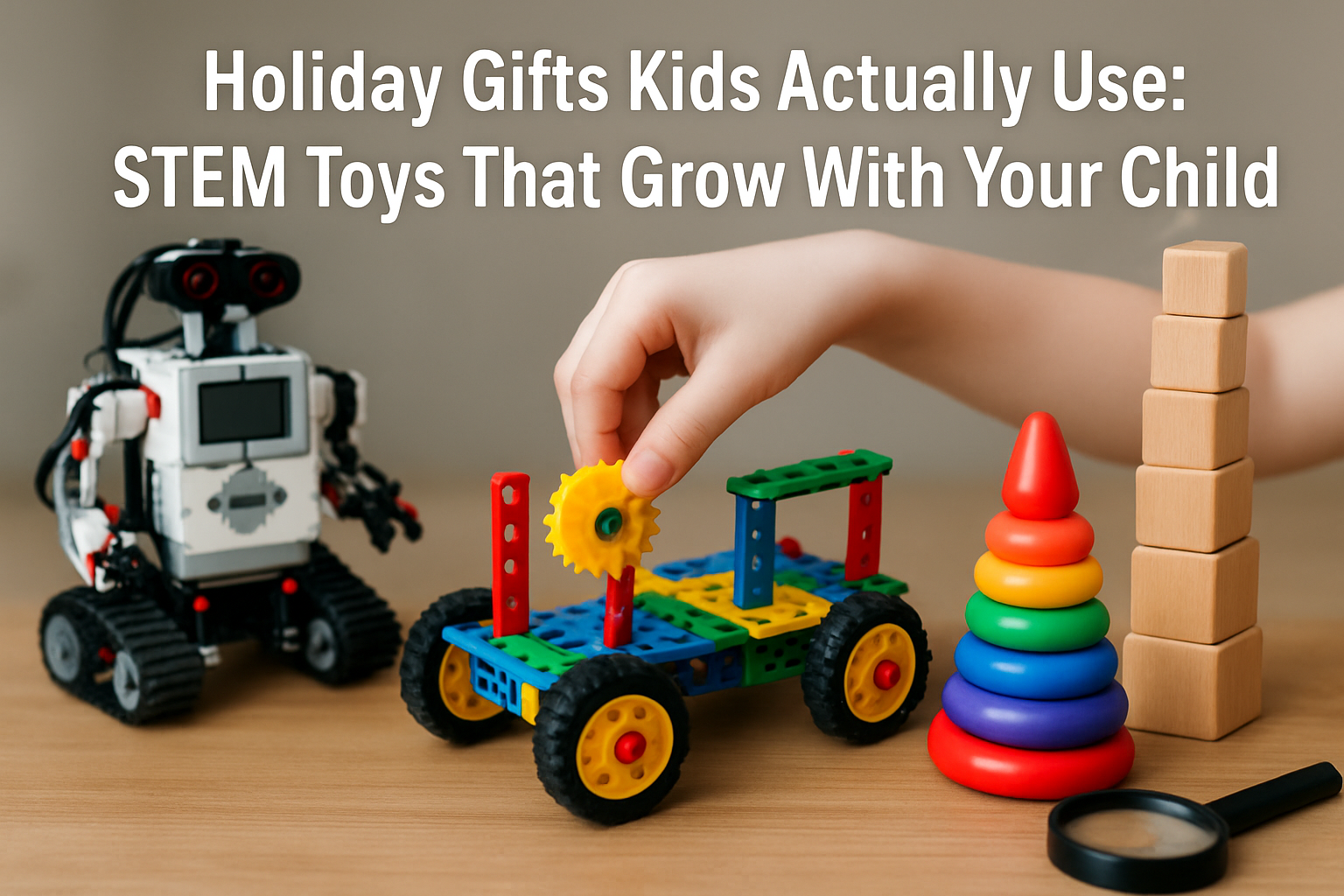 Holiday Gifts Kids Actually Use: STEM Toys That Grow With Your Child