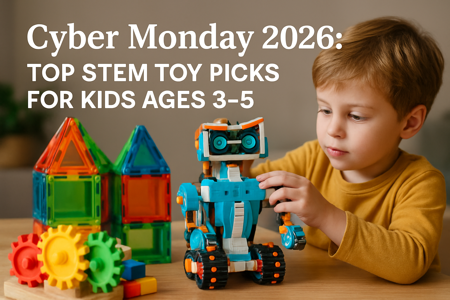Cyber Monday 2026: Top STEM Toy Picks for Kids Ages 3–5