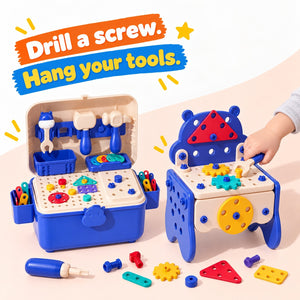 Kids' Tool Set & Workbench Electric Drill Tools & Building Pieces