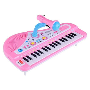 2-in-1 My First Piano and Microphone Set for kids with 37 keys and detachable mic, perfect musical toy for ages 3+