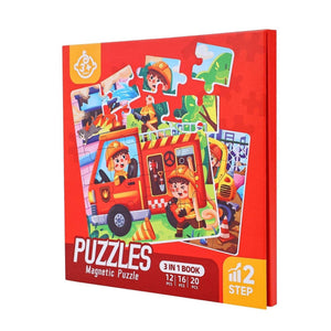 Advanced Magnetic Puzzle Book for Kids