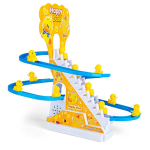 Little Duck Electric Climbing Stairs Slide Toy