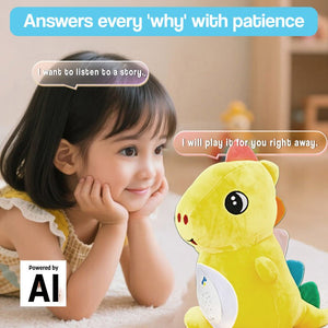 AI StoryBuddy smart plush companion toy for interactive learning and bedtime stories