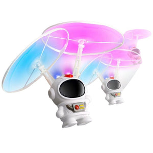 Astronaut Induction Flying Toy with LED Lights