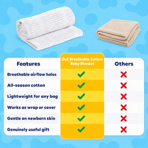 Breathable Cotton Baby Blanket