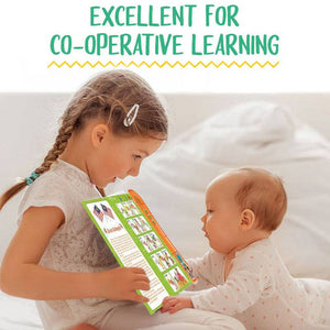 Colorful Fun Interactive Montessori Education sound book for kids learning alphabets and numbers with audio and drawing features