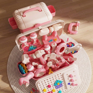 Kids' Tool Set & Workbench Electric Drill Tools & Building Pieces