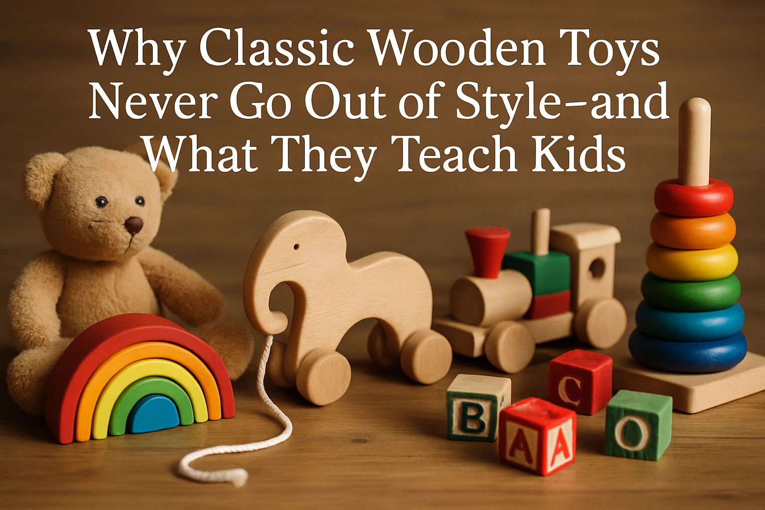 Why Classic Wooden Toys Never Go Out of Style—and What They Teach Kids