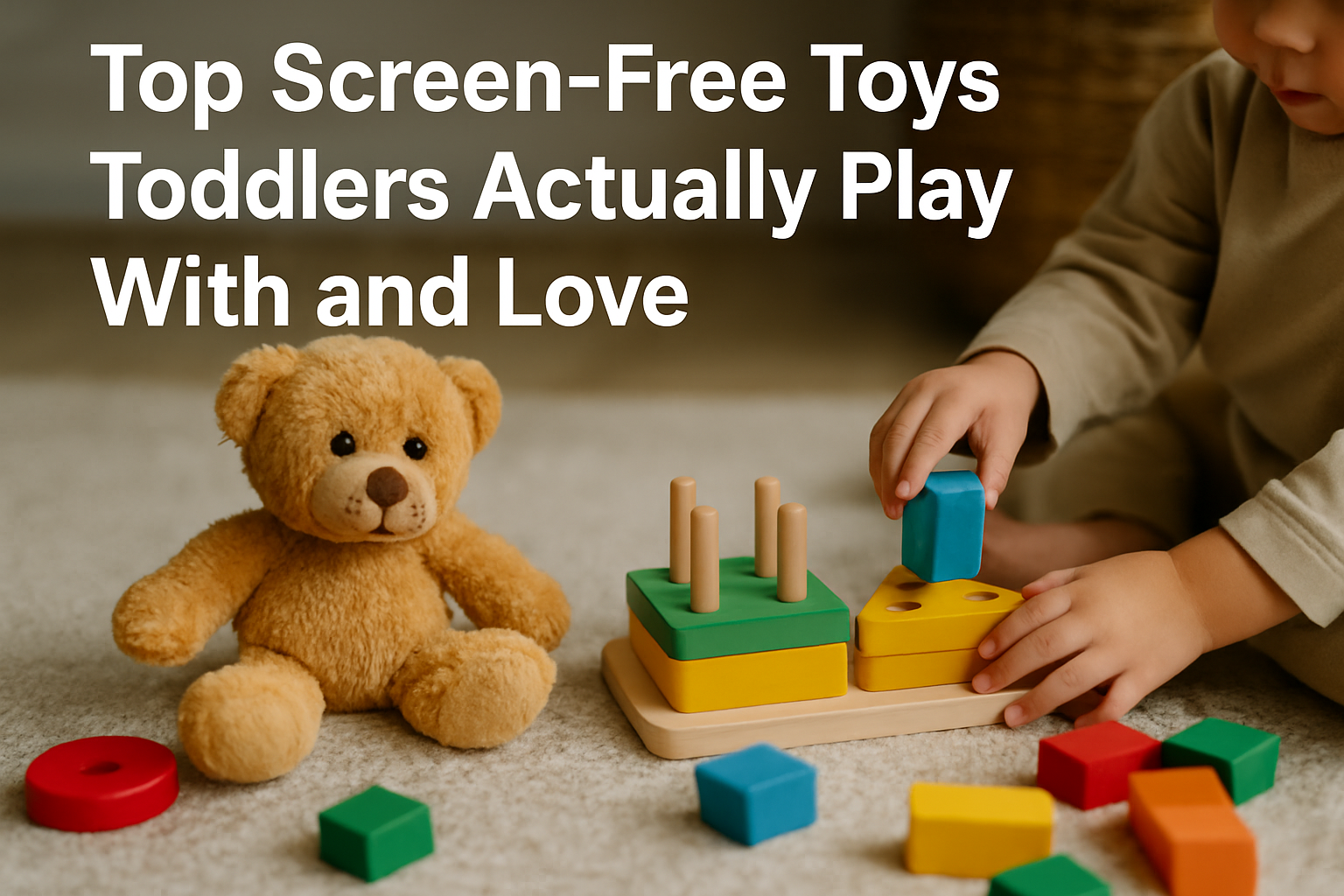 Top Screen-Free Toys Toddlers Actually Play With and Love