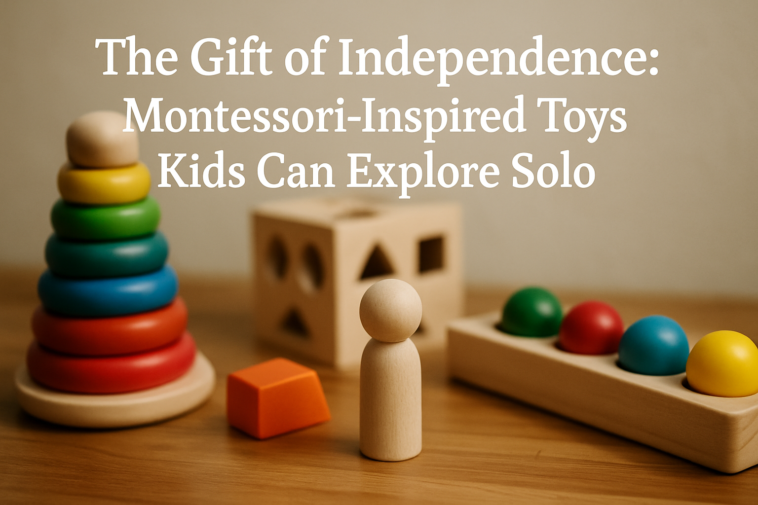 The Gift of Independence: Montessori-Inspired Toys Kids Can Explore Solo