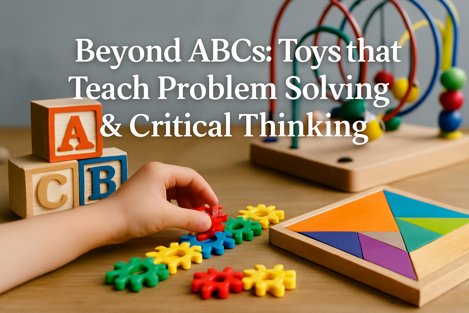 Beyond ABCs: Toys that Teach Problem Solving & Critical Thinking