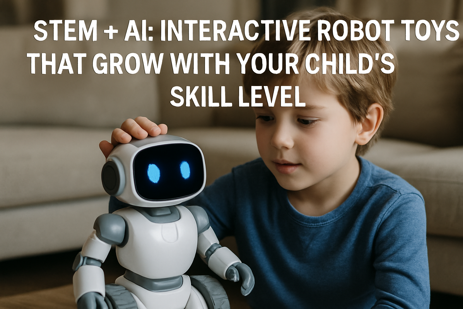 STEM + AI: Interactive Robot Toys That Grow with Your Child’s Skill Level