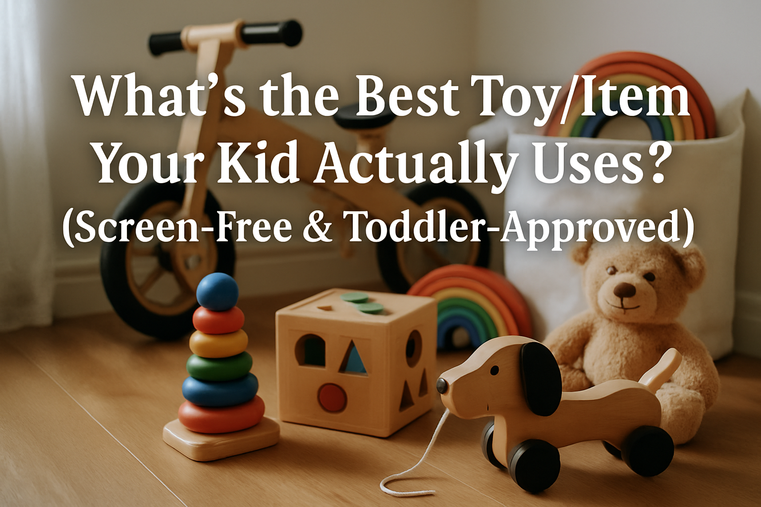 What’s the Best Toy/Item Your Kid Actually Uses? (Screen-Free & Toddler-Approved)