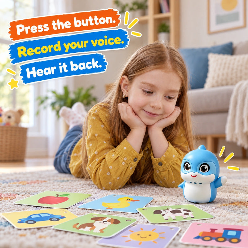 Little Dolphin Point-and-Read Learning Toy – gift idea for kids and grandchildren