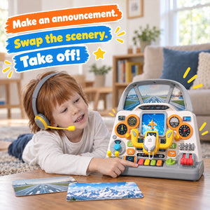Airplane Cockpit Simulator Playset