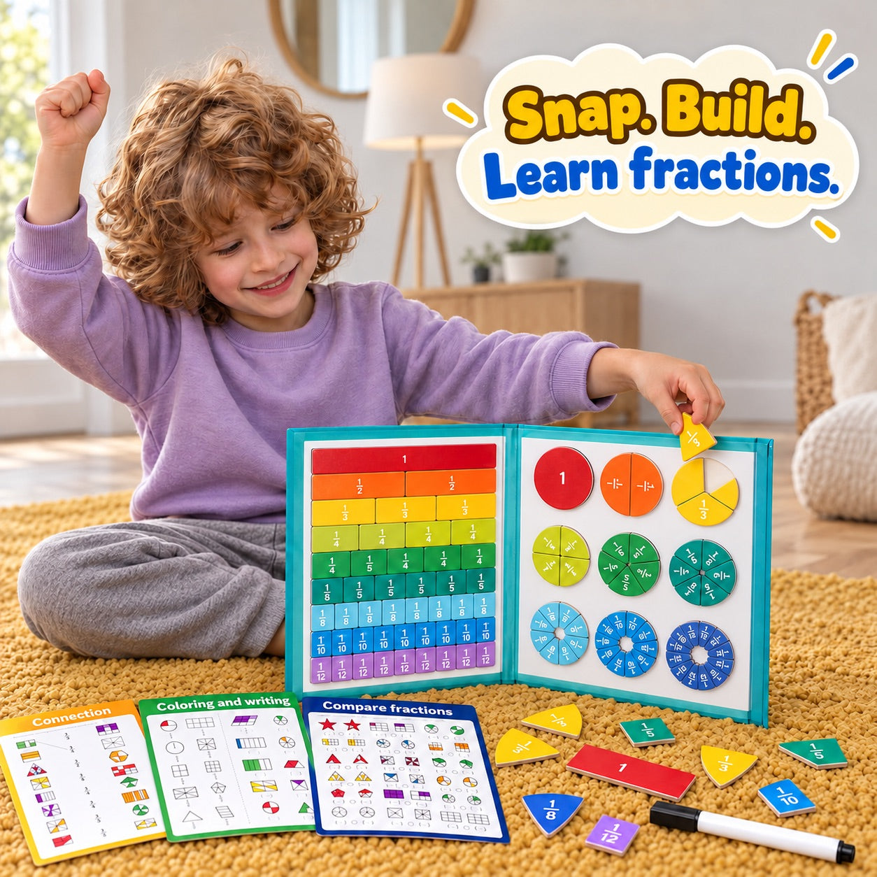 Magnetic Fraction Learning Book
