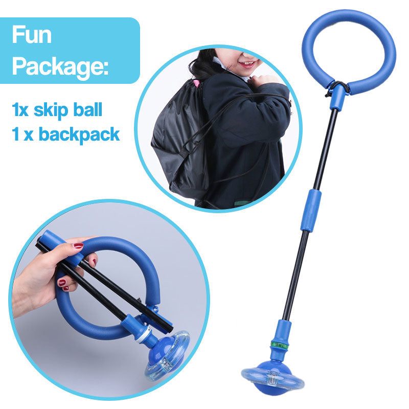 thumbnail image 2 of Exercise Toys Skip Ball Ankle Toy | Outdoor Swing Ball Activity - Kid Jumping Skip Toy - For Family Vacations, Park Outings, Camping, Garden, Backyard, Beach Exercise Gifts 2 of 11
