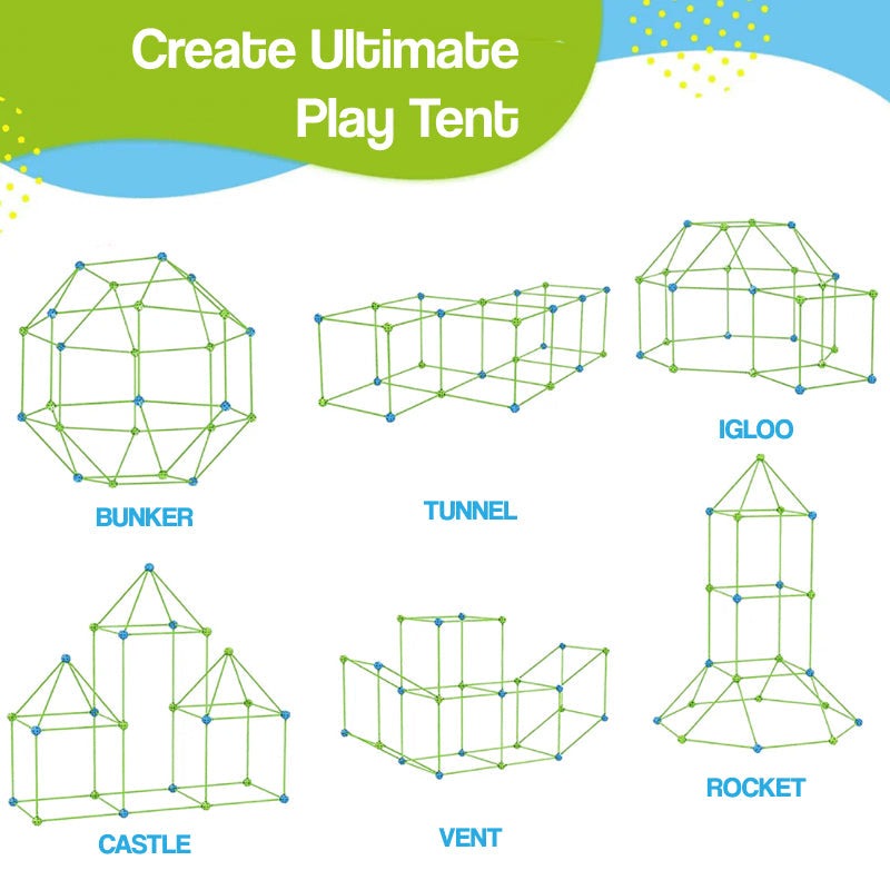 tent building kit Intro to Engineering Fort Builder