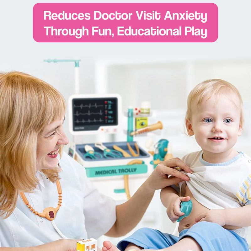 Little Doctor Adventure Play Pretend Kit for Kids - Little