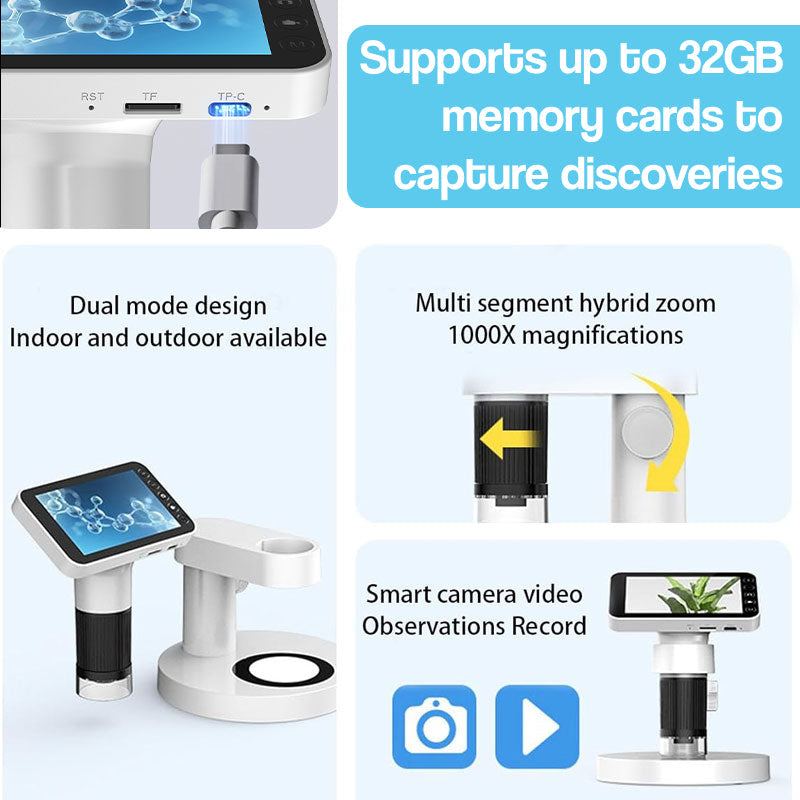The WonderScope: Portable HD Mini Microscope 3