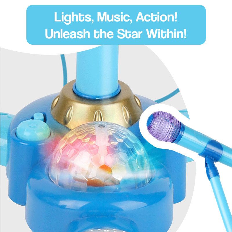 Complete Karaoke Mic Set with LED Stand - Halloween Collection