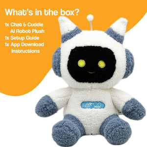 Chat & Cuddle AI-Powered Plush Robot