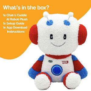 Chat & Cuddle AI-Powered Plush Robot