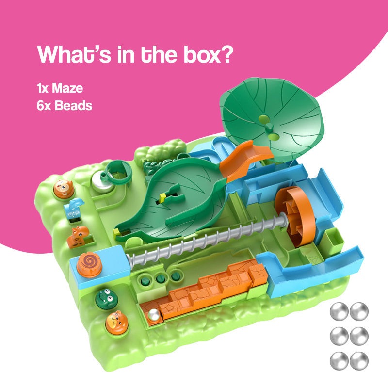 STEM Marble Maze Ball Track Logic Game