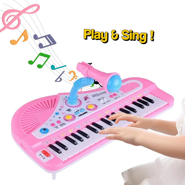 2-in- 1 My First Piano & Microphone Set - Little Learners Toys