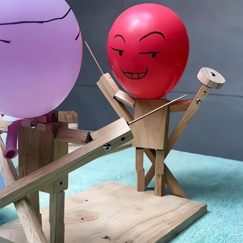PopWars Balloon Fencing Wooden Set