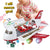 Little Hero Command Center airplane toy with lights, sounds, ramp launcher, and rescue vehicles for imaginative play.