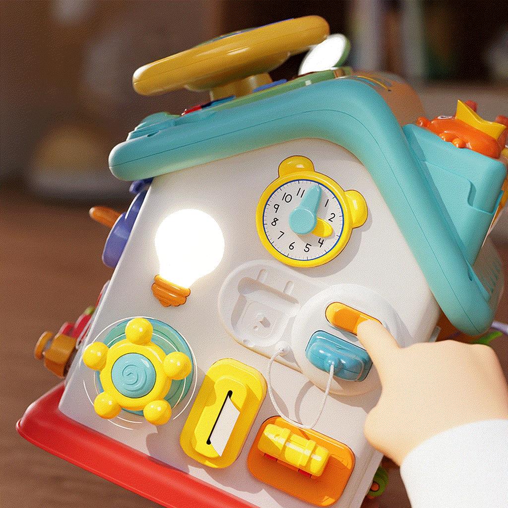 Montessori Busy House Toy for Fine Motor Skills - Halloween Collection