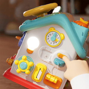 Montessori Busy House Toy for Fine Motor Skills