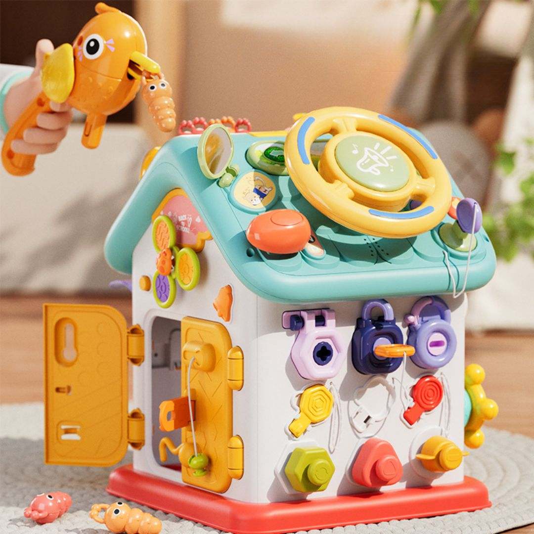 Montessori Busy House Toy for Fine Motor Skills - Halloween Collection