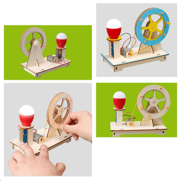 Mini Toy Generator Hand-Cranked Generator Educational Toy Kit - Little Learners Toys
