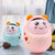 Colorful baby roly-poly educational music toys with smiling faces and interactive buttons for sensory development