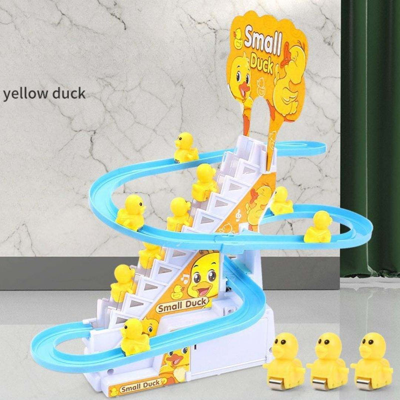 Little Duck Electric Climbing Stairs Slide Toy