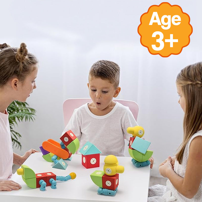 ClickBlox Soft Magnetic STEM Building Blocks