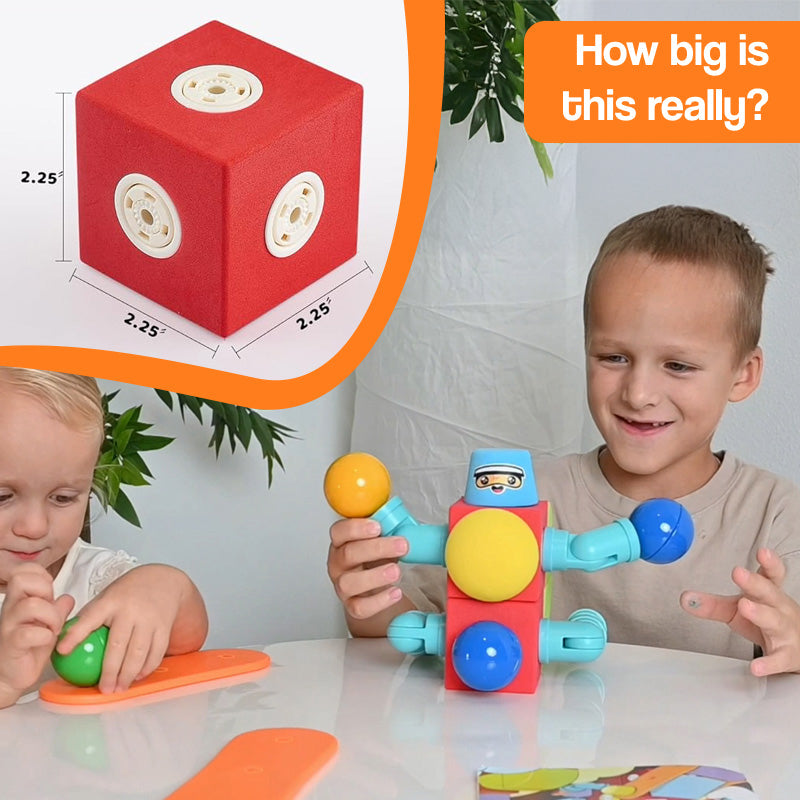 ClickBlox Soft Magnetic STEM Building Blocks