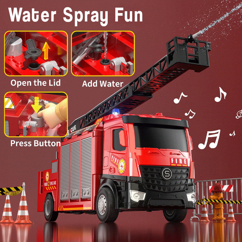 Mega Rescue Water Spray Truck Playset