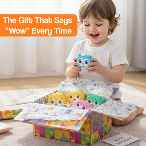 TinyStamper customized name stamp with ink bottle and name sticker sheet for kids' belongings