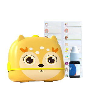 TinyStamper customized name stamp with waterproof ink for kids' belongings