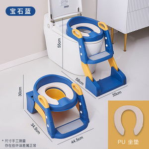 Non-slip Children's Toilet Training Seat with Step Stool Ladder