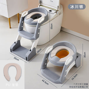 Non-slip Children's Toilet Training Seat with Step Stool Ladder