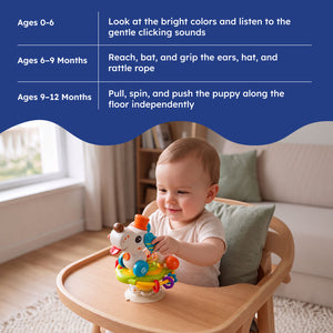 Suction Cup Puppy Sensory Toy