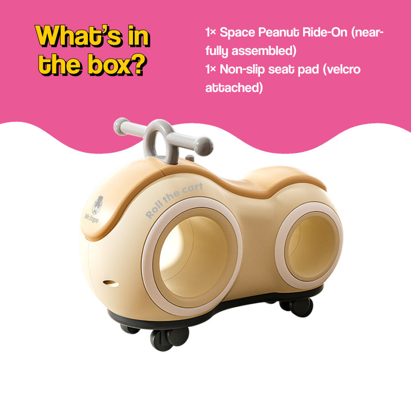 Space Peanut Ride-On Bike