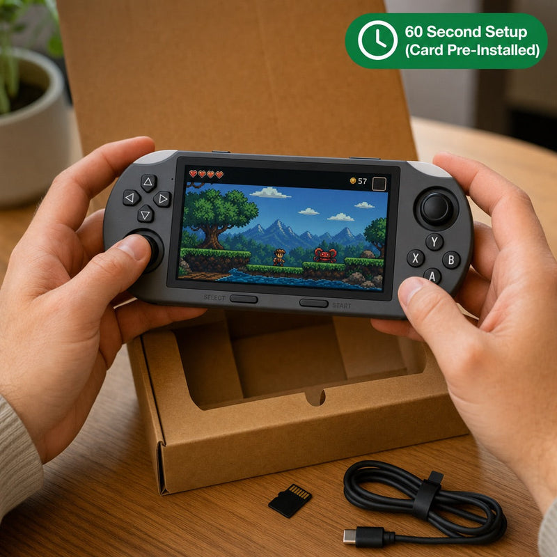 Retro Handheld Game Console - 100+ Classic Games