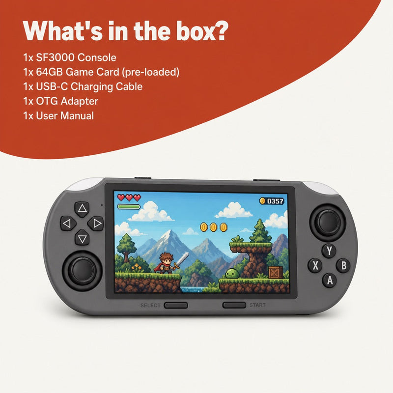 Retro Handheld Game Console - 100+ Classic Games