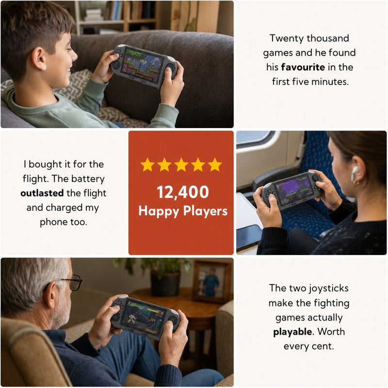 Retro Handheld Game Console - 100+ Classic Games